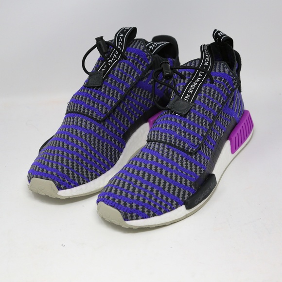 adidas NMD TS1 PK Primeknit BB9177 Purple Grey 9.5 - Picture 2 of 8